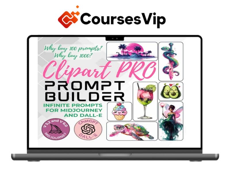 AIcreativeTools – Clipart Prompt Builder PRO Version for Midjourney